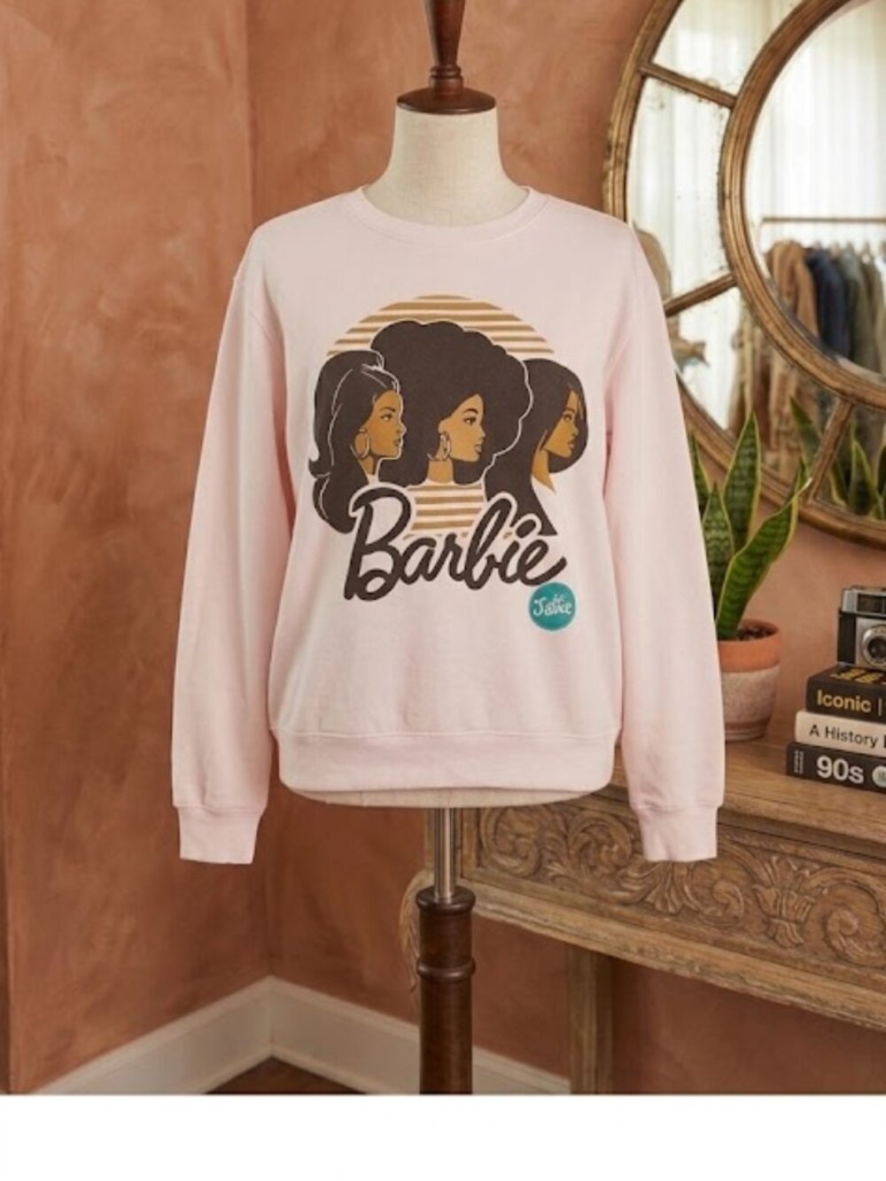 Barbie Women's Sweatshirt with Graphic Design
